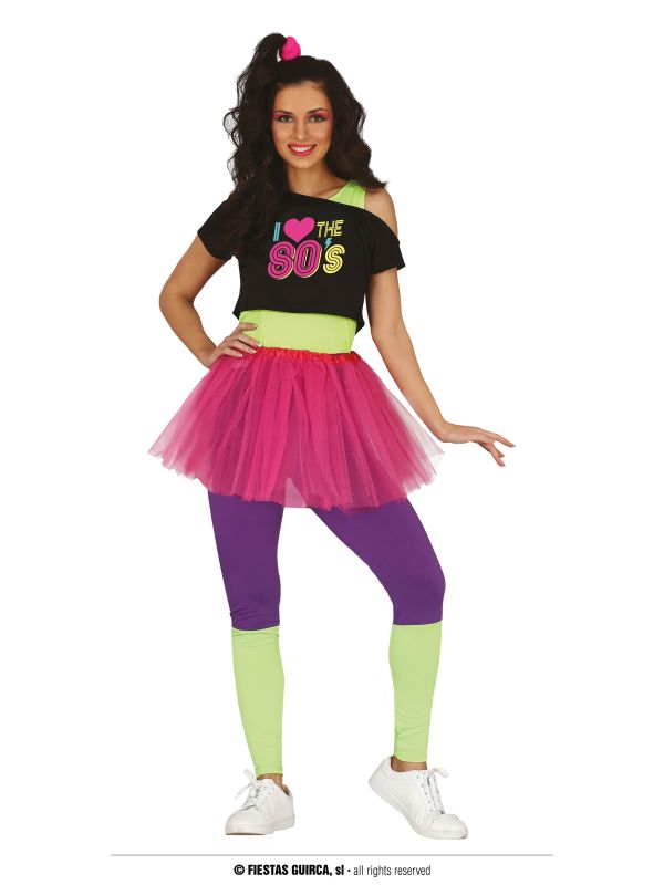 Disfraz de Años 80 Mujer