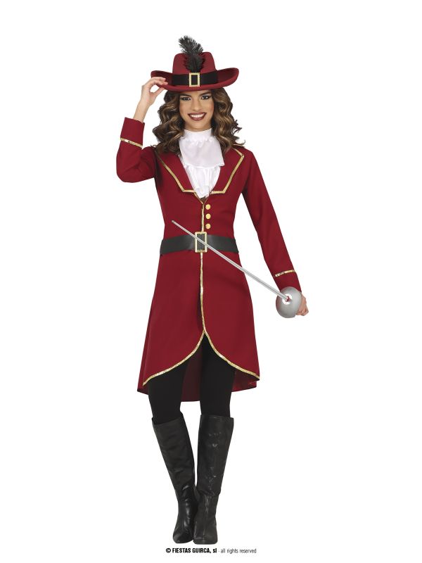 Disfraz de capitana corsaria