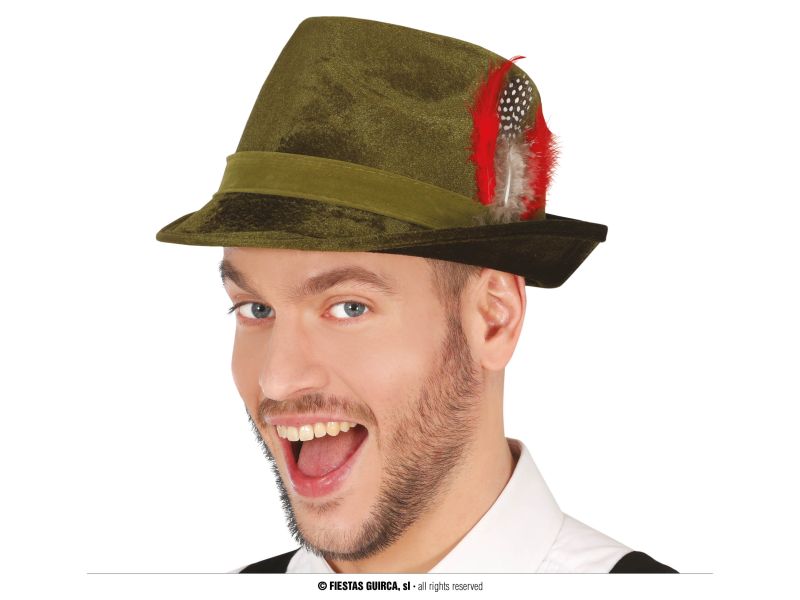 Sombrero tiroles verde