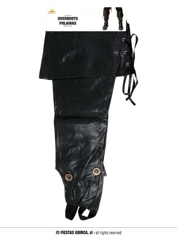 Cubrebotas negras lujo