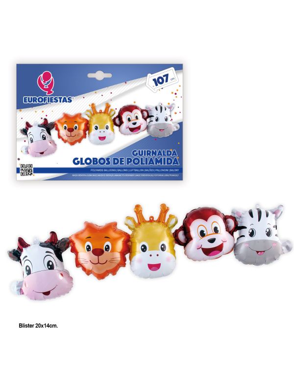 Guirnalda de Globos de Animales