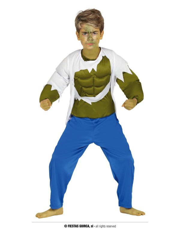 Disfraz de Forzudo Verde