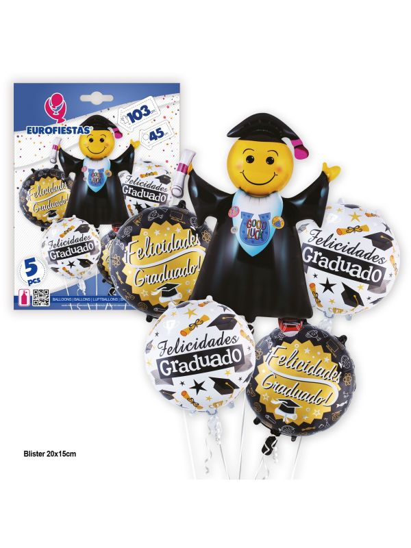 Conjunto de globos graduación