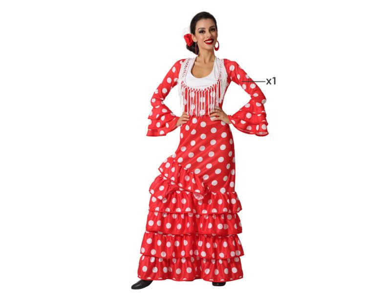 Disfraz de Flamenca Rojo