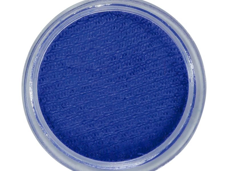 Maquillaje al agua azul oscuro