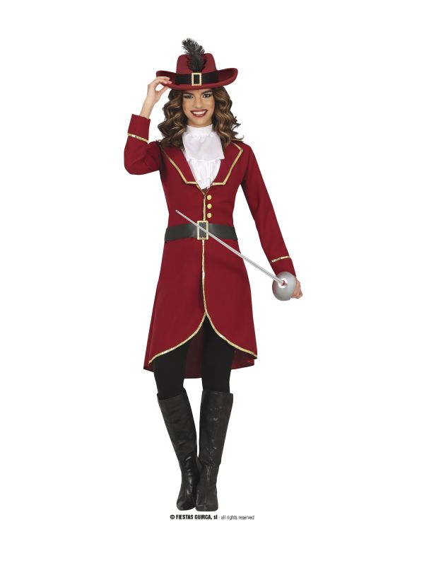 Disfraz de capitana corsaria