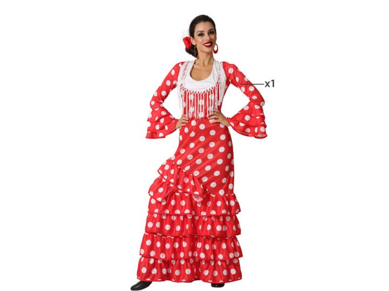 Disfraz de Flamenca Rojo