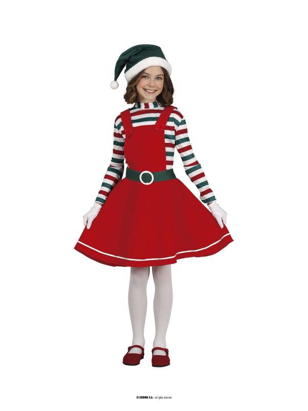 Disfraz de Elfa de Santa Infantil