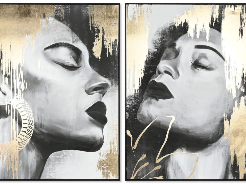 CUADRO ROSTRO FEMENINO 2