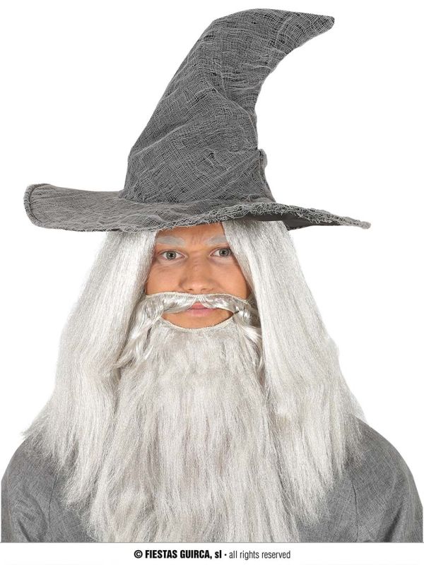 Sombrero mago gris