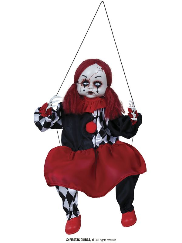 Colgante Payasa con columpio