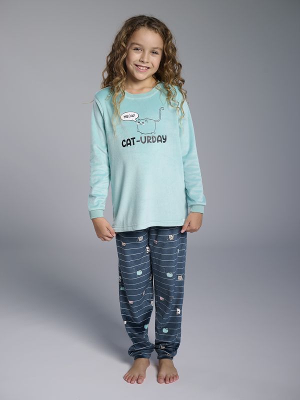 Pijama niña spandex cat