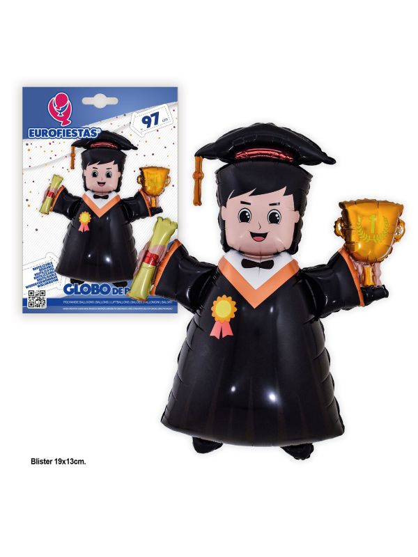Globo niño de Graduación