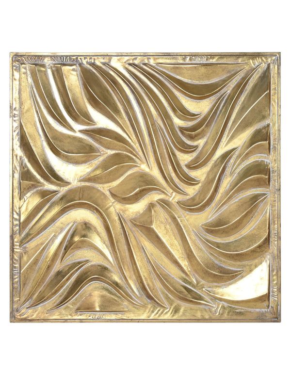 Energía Dorada en Relieve Metálico 