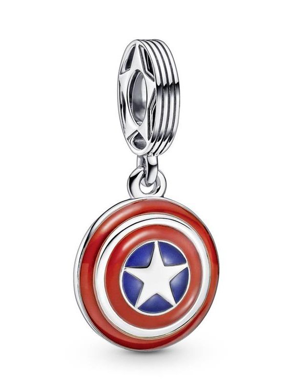 Charm Pandora Escudo Capitán América Los Vengadores de Marvel 