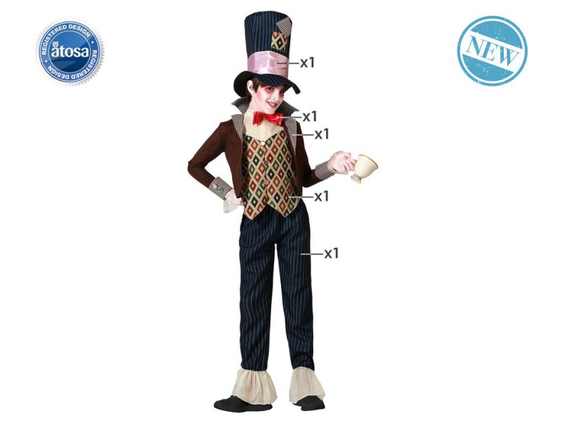 Disfraz de Sombrerero Loco Infantil