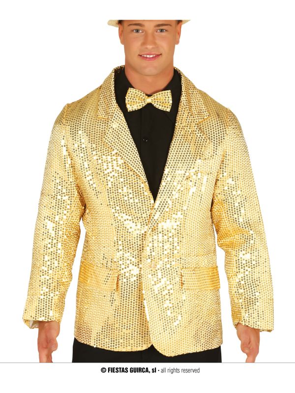 Chaqueta Lentejuelas Oro
