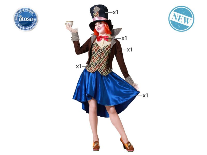 Disfraz de Sombrerera Loca