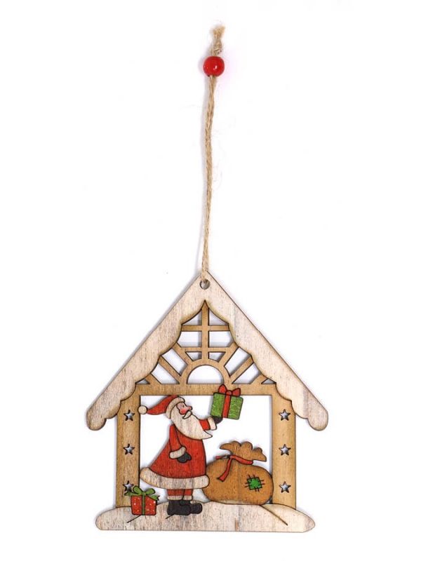 Colgante de Madera Navideño