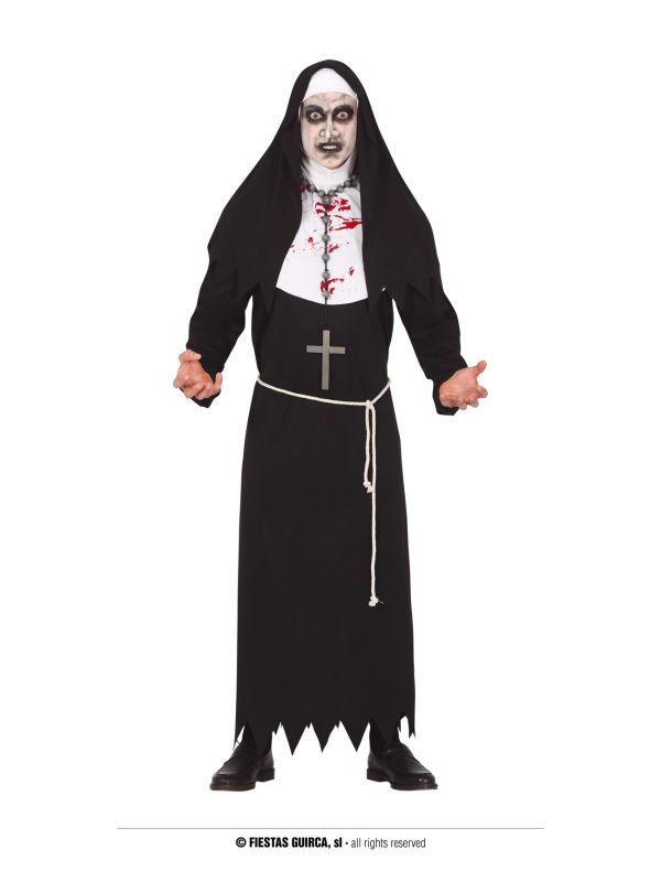 Disfraz de Monja para hombre