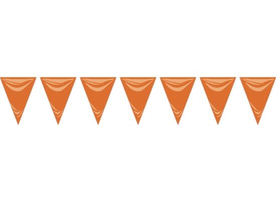 Bolsa Gallardete plastico naranja 25 metros