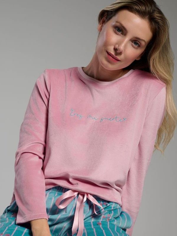 Pijama mujer spandex rosa