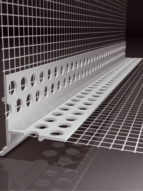 Perfil Goterón Oculto con Ala de 4 mm.