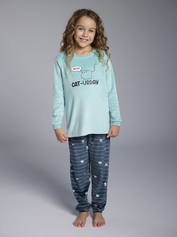 Pijama niña spandex cat