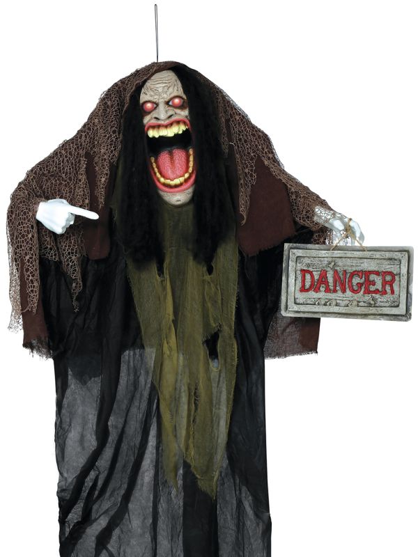 Colgante Bruja con cartel 