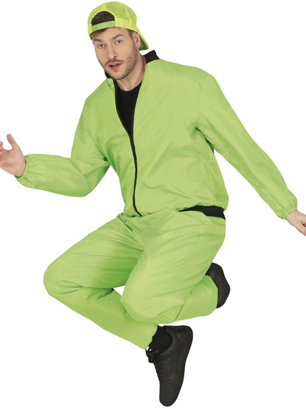 Chandal hombre verde Fluor