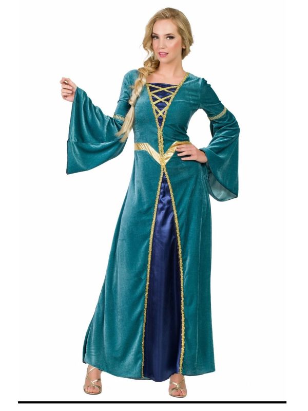 Disfraz de princesa Medieval Verde