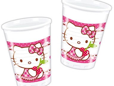 Vasos cumpleaños Hello Kitty
