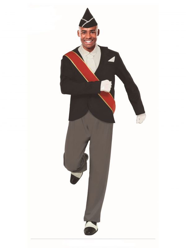 Disfraz negro del ataud