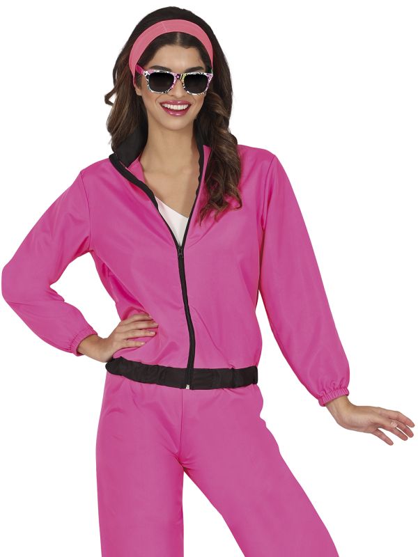 Chandal rosa flúor para mujer