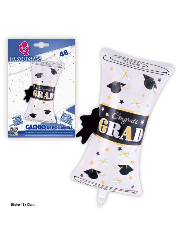 Globo foil diploma graduado