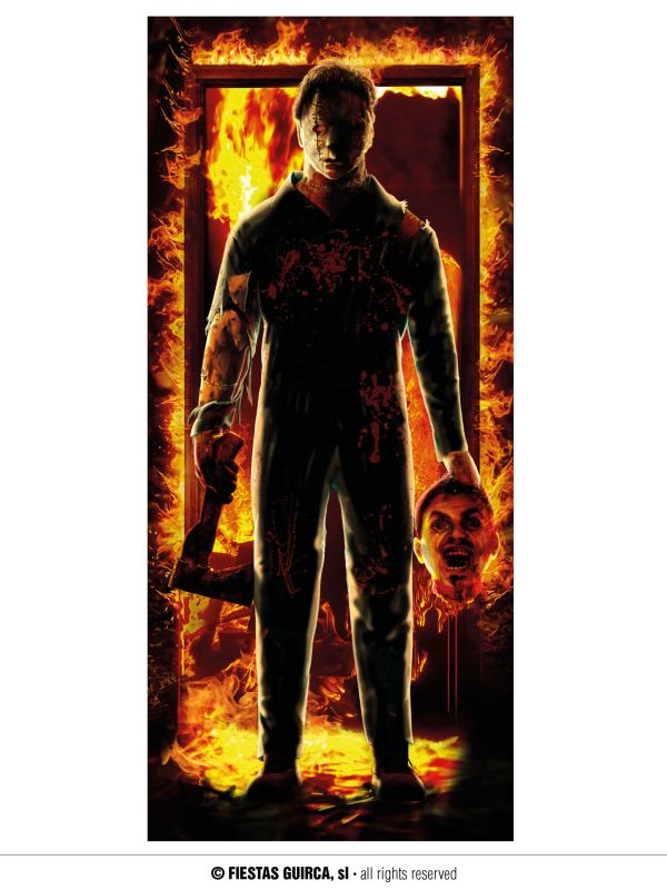 Decoracion puerta Asesino