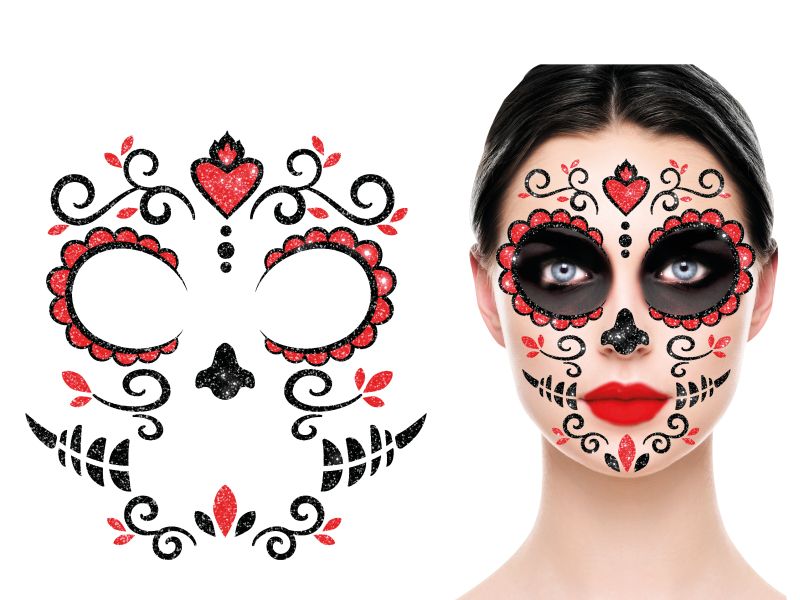 Glitter facial Catrina