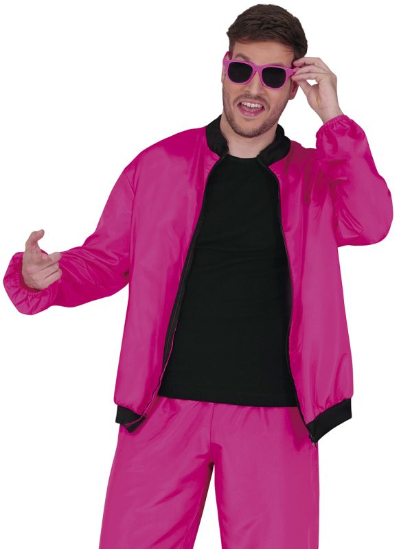 Chandal rosa flúor para hombre