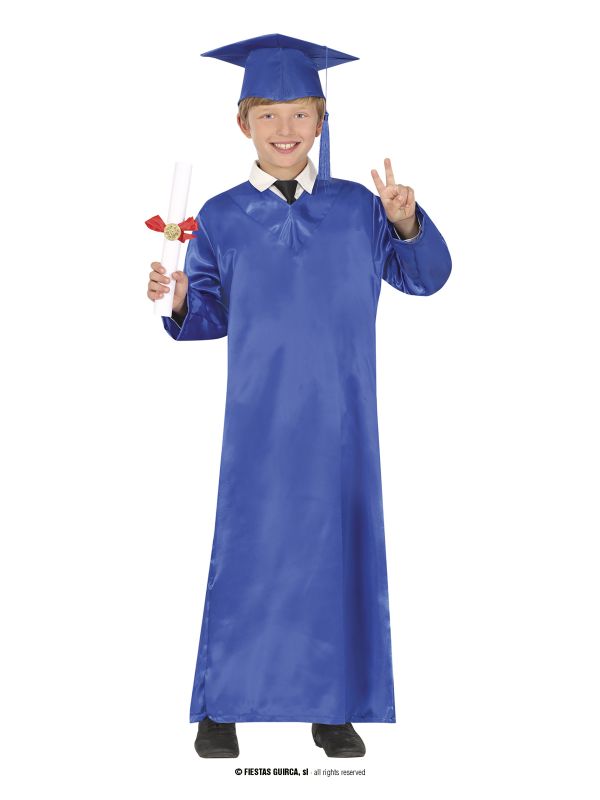 Disfraz de Graduado Azul Infantil