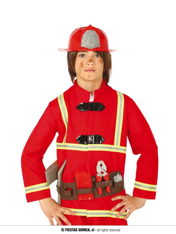 Cinturón de Bombero con casco