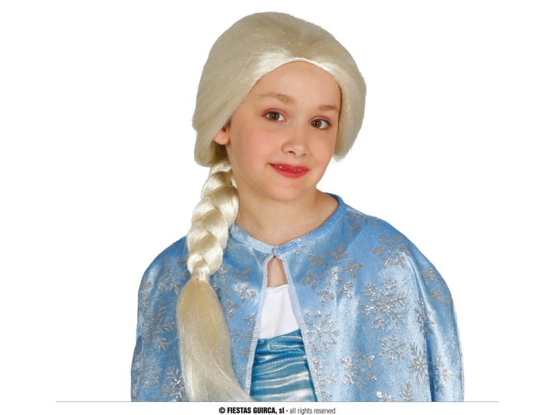 Peluca princesa infantil