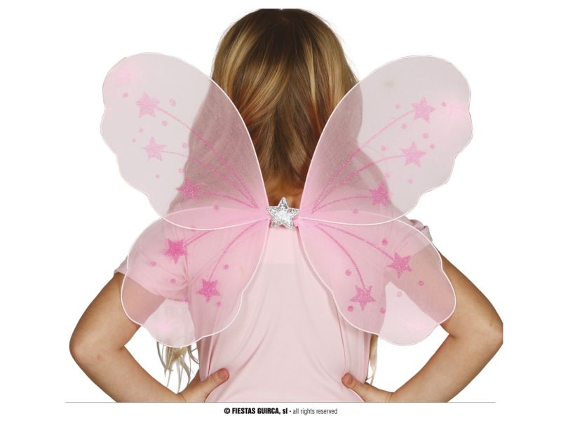 Alas de Mariposa Rosa