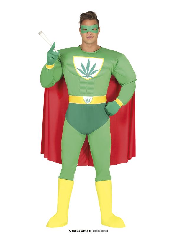 Disfraz de Superhéroe Marihuana