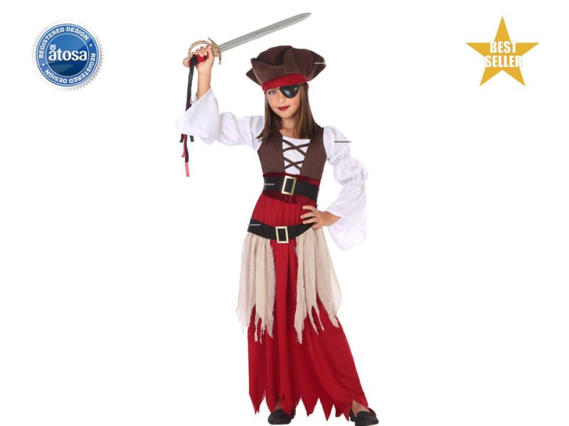 Disfraz de Pirata Niña