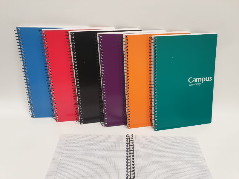 Cuaderno Campus A5 2mm.  tapa dura