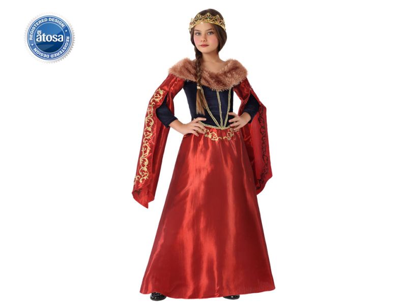 Disfraz de Dama Medieval Infantil