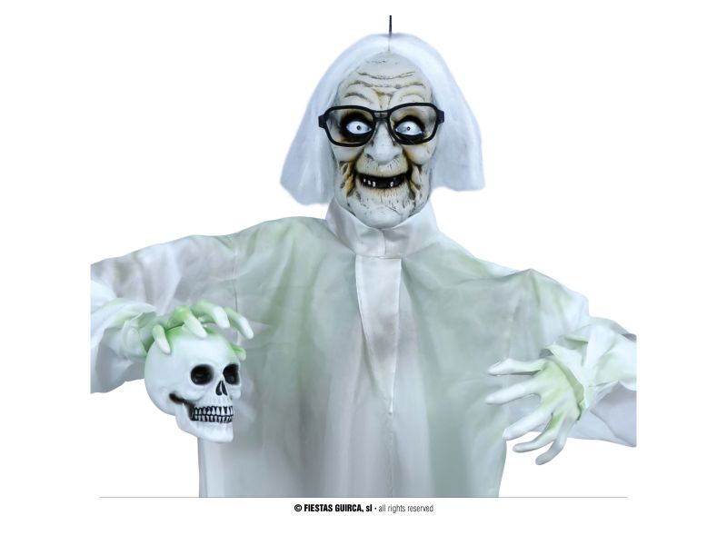 Colgante doctor calavera luz y sonido