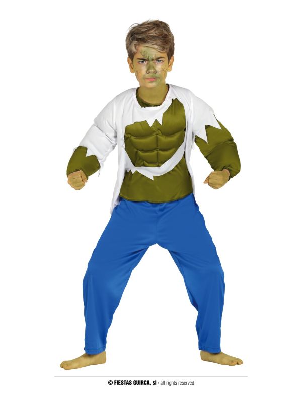 Disfraz de Forzudo Verde