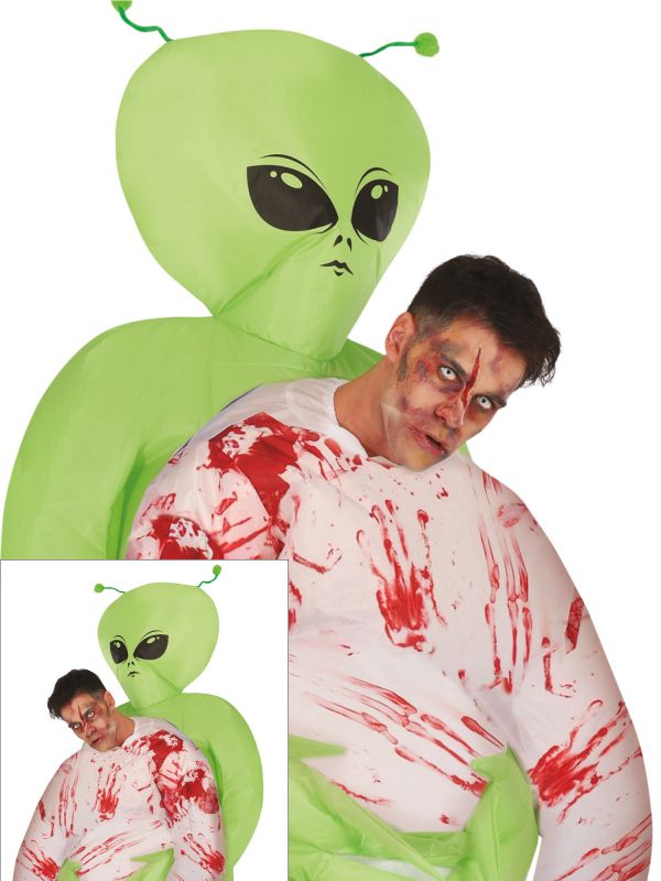 Disfraz de Alien abduccido