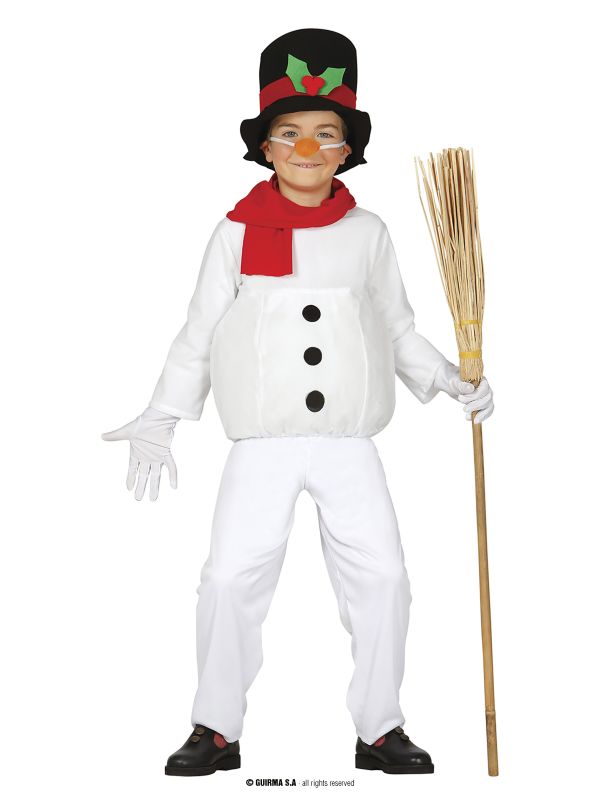 Disfraz de Muñeco de Nieve Infantil
